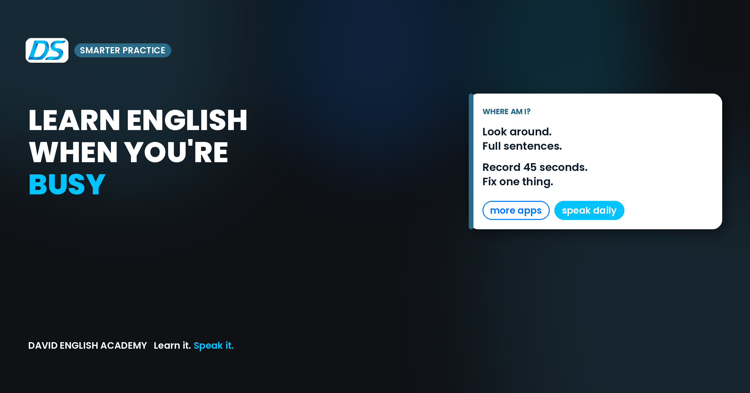 How to Learn English Effectively When You're Busy